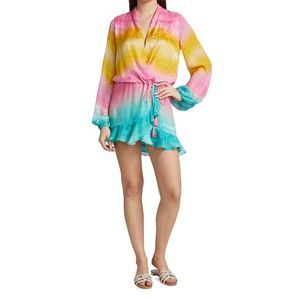 Rococo Sand
Ombré Wrap Mini Dress Revolve
